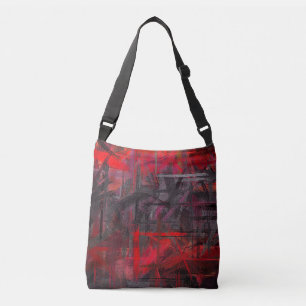 Abstract Painting Dynamic Colours #44 Pet Bed Crossbody Bag