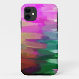 Abstract Painting Dynamic Colours 7 iPhone 11 Case
