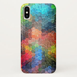 Abstract Painting Dynamic Colours iPhone X Case
