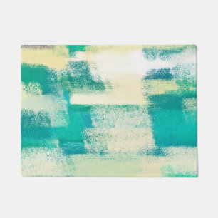 Abstract Painting   Dynamic Colours Doormat