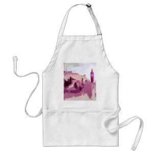 Abstract Painting Edinburgh Capital of Scotland Standard Apron