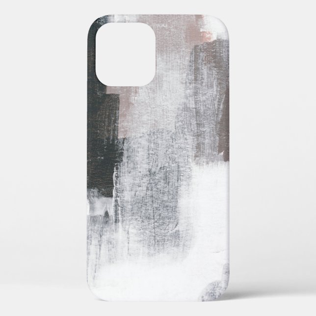 Abstract painting. Hand painted trendy artwork. Na Case-Mate iPhone Case (Back)