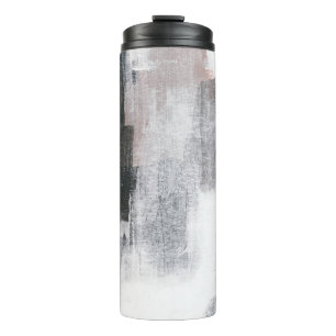 Abstract painting. Hand painted trendy artwork. Na Thermal Tumbler