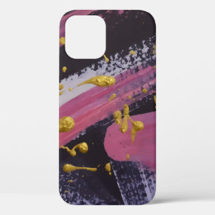Abstract painting. Handmade texture. Oil painting. iPhone 12 Case
