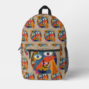 Abstract Painting - Kandinsky Printed Backpack
