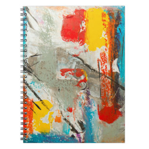 Abstract painting notebook