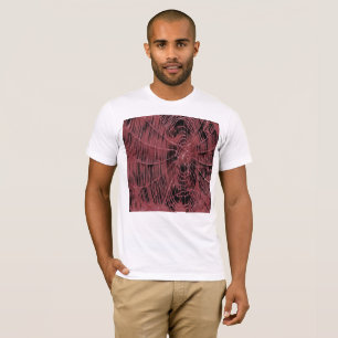 Abstract Painting Of A Magenta Pink Cobweb T-Shirt