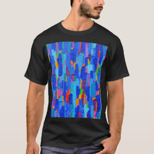 Abstract Painting on Canvas T-Shirt