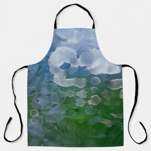 Abstract painting on concrete. 2d illustration. Va Apron