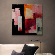 Abstract Painting "Peaceful Promises".    Canvas P