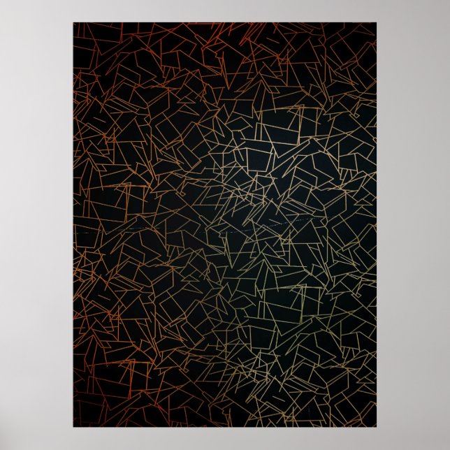 Abstract painting poster (Front)