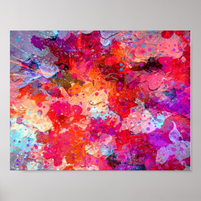 Abstract Painting Poster (Front)