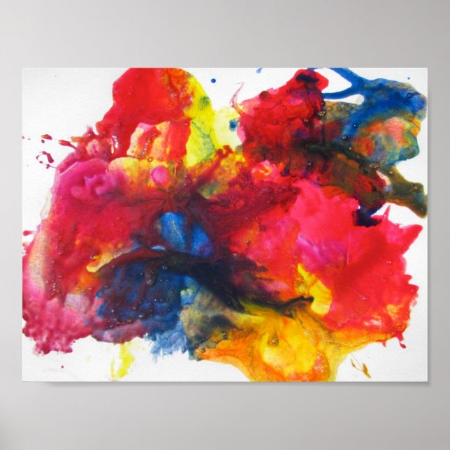 Abstract painting poster (Front)