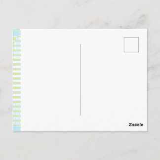 Abstract Painting Rainbow Colours  Postcard