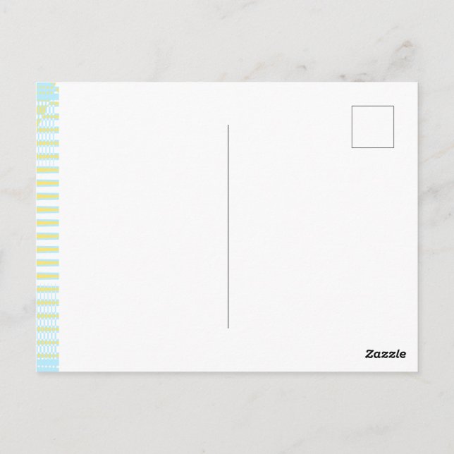Abstract Painting Rainbow Colours  Postcard (Back)