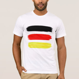 Abstract Painting   Retro Black Red Yellow T-Shirt