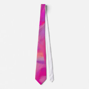Abstract Painting Retro Colourful 12 Tie