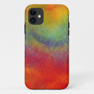 Abstract Painting Retro Colourful 41 iPhone 11 Case