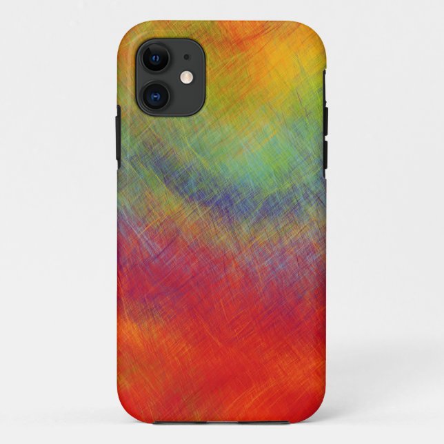 Abstract Painting | Retro Colourful 41 Case-Mate iPhone Case (Back)