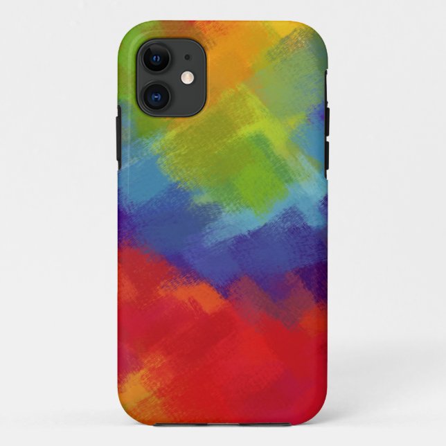 Abstract Painting | Retro Colourful 43 Case-Mate iPhone Case (Back)