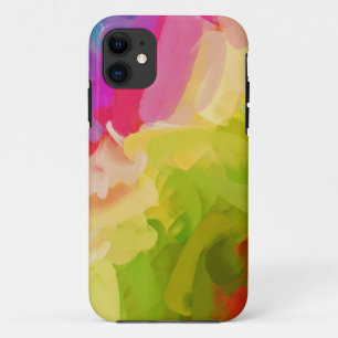Abstract Painting Spring Colours iPhone 11 Case