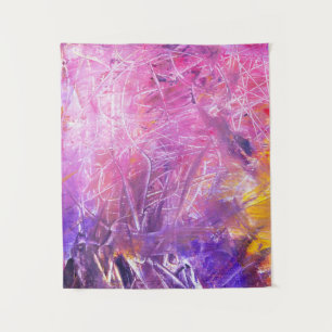 Abstract painting tapestry