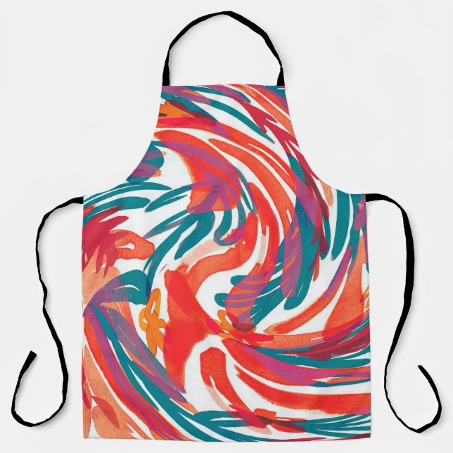 Abstract painting texture. Art wallpaper. Simple d Apron (Front)