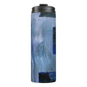 Abstract painting thermal tumbler