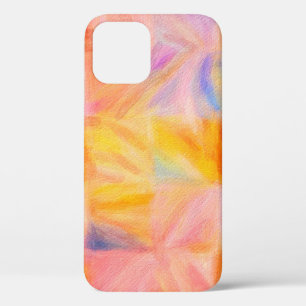 Abstract painting, Wall art, Canvas, Oil paint, Mo iPhone 12 Case
