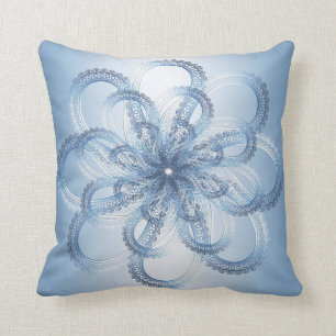 abstract paisley circle metallic element. cushion