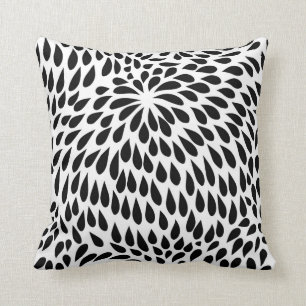 Abstract Paisley Flower Petal Pattern Cushion