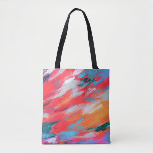 Abstract Palette Acrylic Artwork   Tote Bag