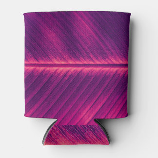 Abstract Palm Leaf: Toned Vein Can Cooler