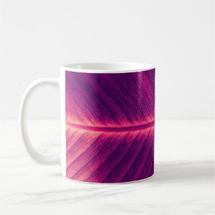 Abstract Palm Leaf: Toned Vein Coffee Mug