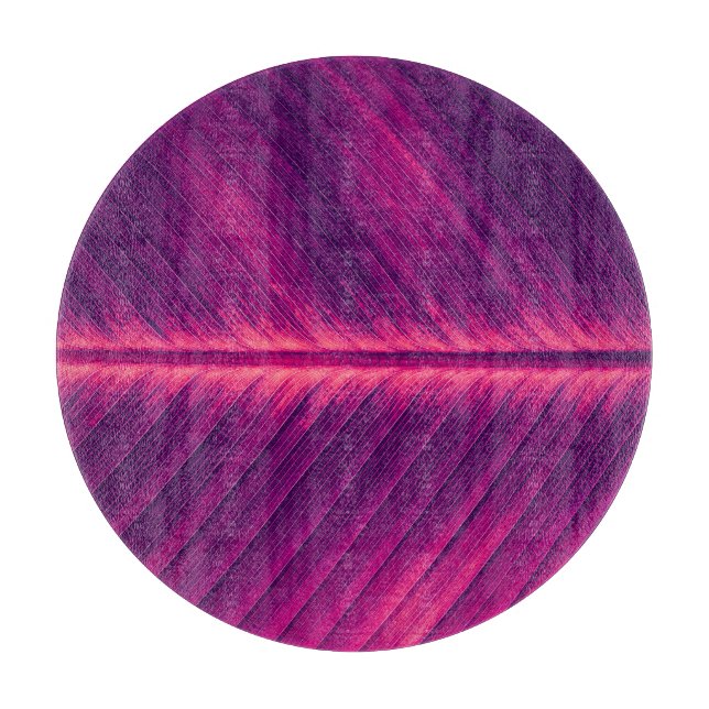 Abstract Palm Leaf: Toned Vein Cutting Board (Front)