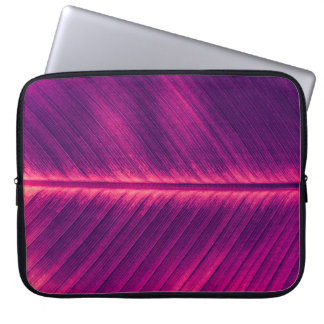 Abstract Palm Leaf: Toned Vein Laptop Sleeve