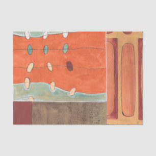 Abstract Parade of Eggs by Erica J Vess Tissue Paper