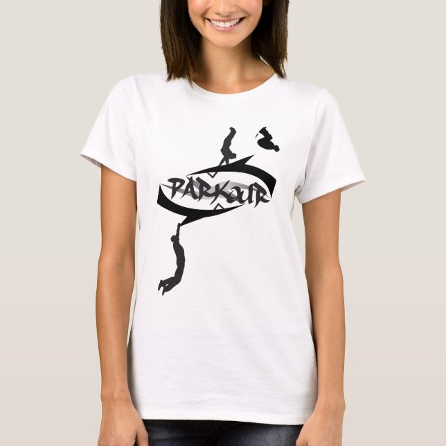 Abstract Parkour Flip T-Shirt (Front)