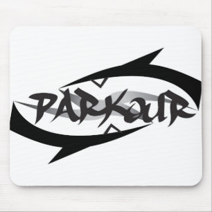 Abstract Parkour Mouse Pad