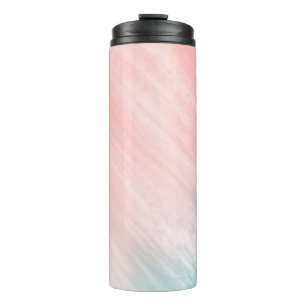 ABSTRACT PASTEL AND MINT WALL THERMAL TUMBLER