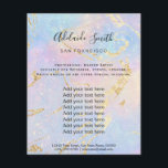 abstract pastel background flyer<br><div class="desc">beauty salon professional makeup artist flyer</div>