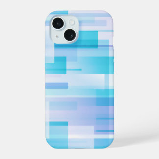 Abstract Pastel Blocks of Blue and Purple iPhone 15 Case