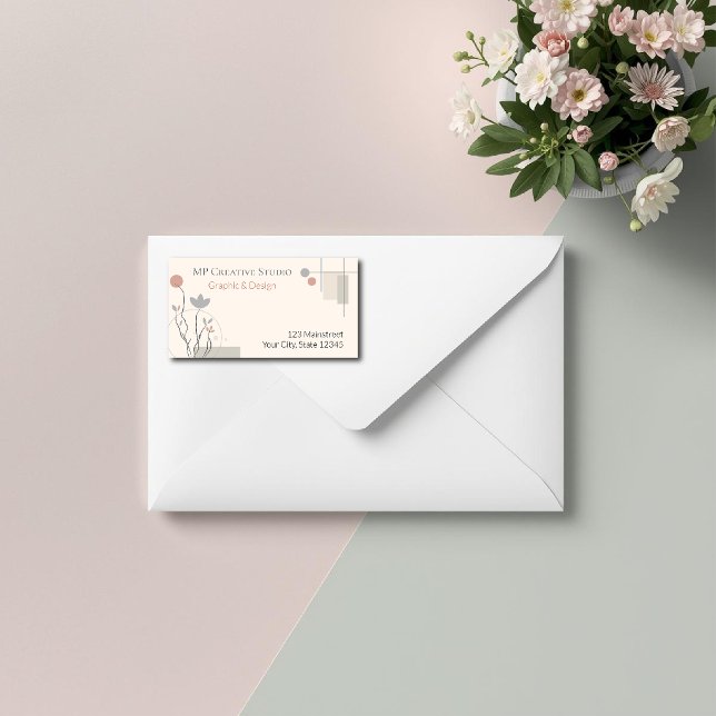 Abstract Pastel Design: Modern Florals & Geometry (Creator Uploaded)