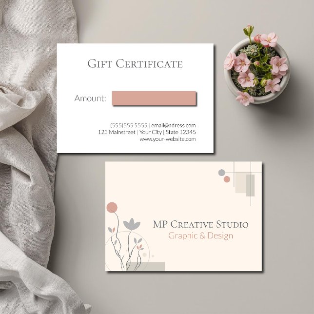 Abstract Pastel Design: Modern Florals & Geometry (Creator Uploaded)