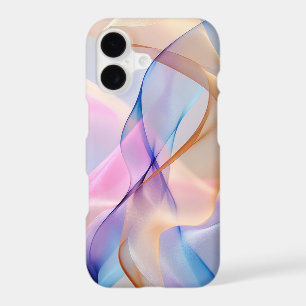 Abstract Pastel Fabric Flow