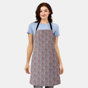 Abstract Pastel Floral Apron