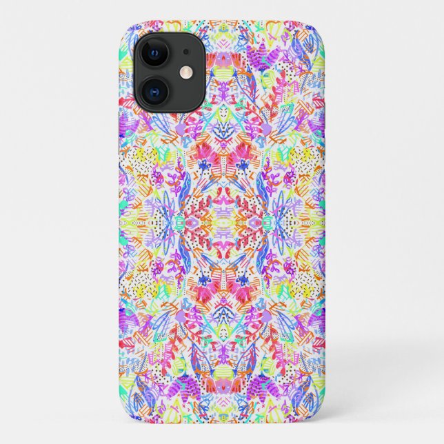 Abstract pastel flowers Case-Mate iPhone case (Back)