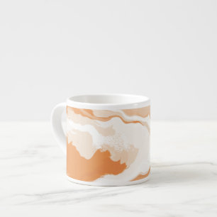 Abstract Pastel Paint Ginger Foam Edition Coffee M Espresso Cup