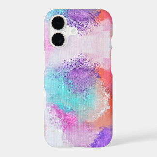 Abstract pastel paint iphone 17