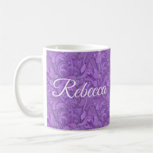 Abstract Pastel Purple Design Coffee Mug
